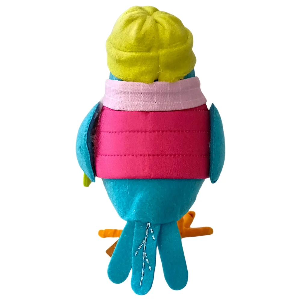 Target Featherly Friends Merry Bird Fabric Figure '24‎ Winter Holiday Wondershop